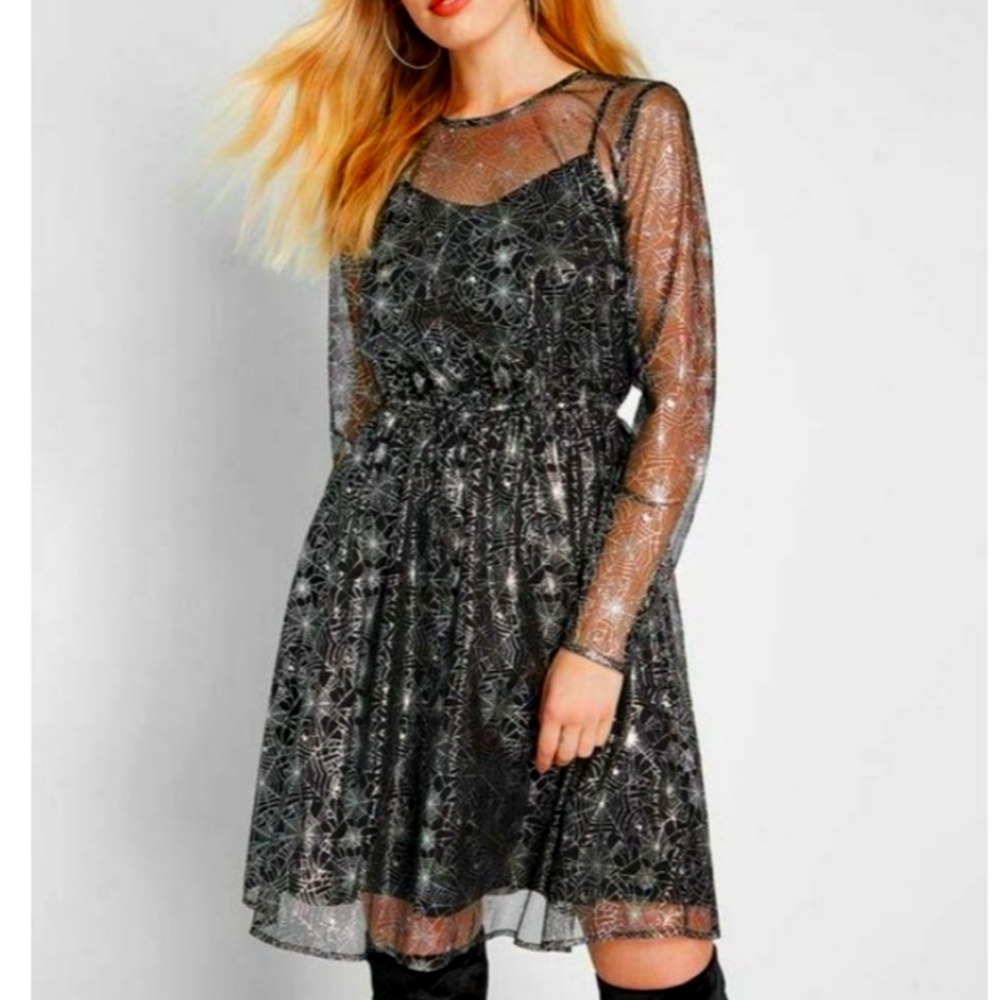 ModCloth spider web dress small